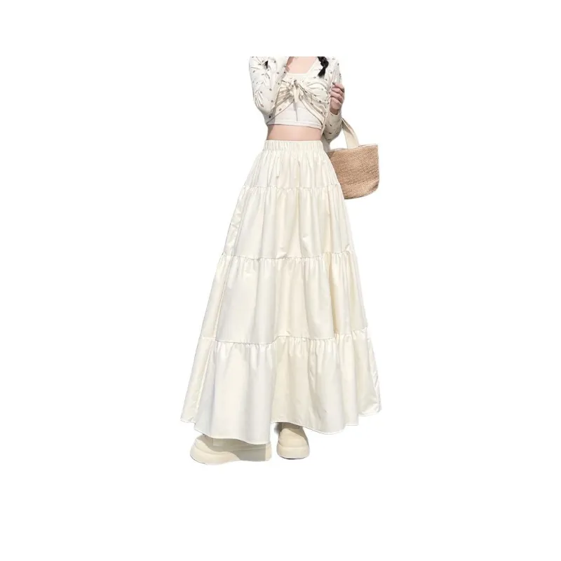 Si Bei'er Casual Long Skirts Women's-7