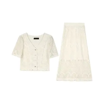 Lookinto Skirt Set Women's Apricot