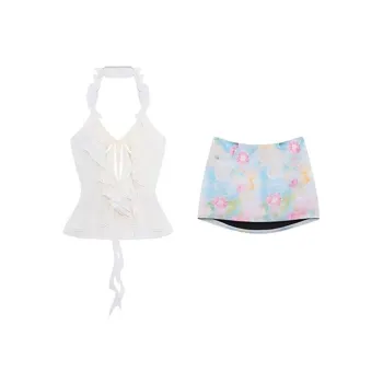 HUINIAN Two Piece Skirt Sets Women's