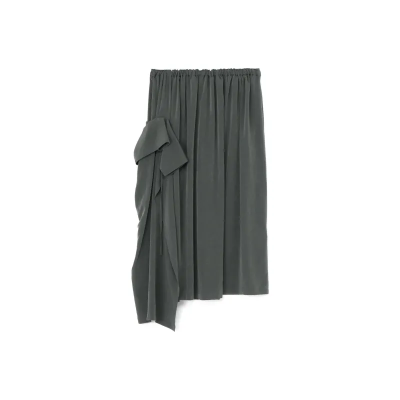 Yohji Yamamoto Casual Long Skirt Women's Blue Green-0