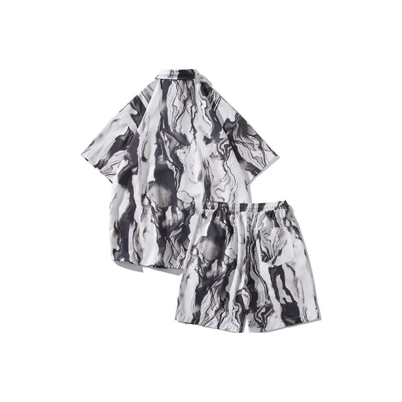 Fakeyoung Shirt Matching Set Unisex-1
