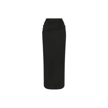 SKIMS SS25 SKIMS CLOUD Collection FOLDOVER SKIRT Casual Long Skirt Women's ONYX/Onyx