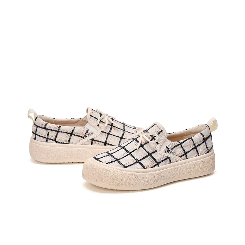 Joy&Mario Abrasion Resistant Height Increasing Slip Resistant Low Top Casual Shoes Women's-6