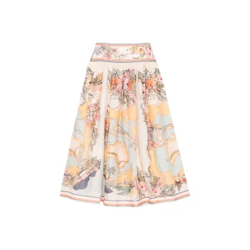 Zimmermann Tallow Midi Skirt