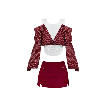 AFGGD Two Piece Skirt Sets Women's
