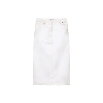 PRADA Casual Long Skirts Women's White