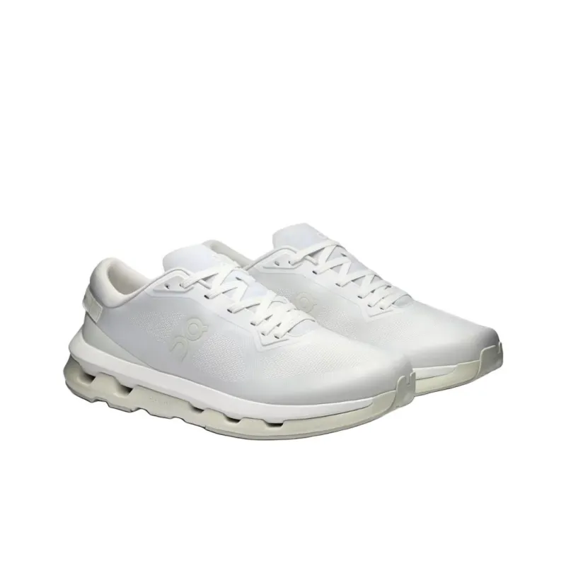 On Cloudzone Anti Slip Wear Resistant Low Top Running Shoes Men's White-2