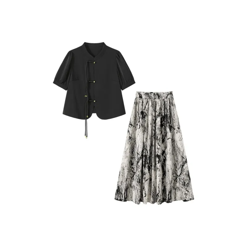 TOUCH Two Piece Skirt Sets Women's-0