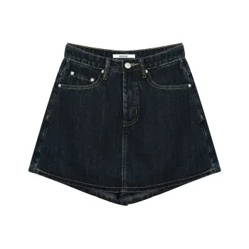 KAISER Denim Short Skirts Women's Dark Blue