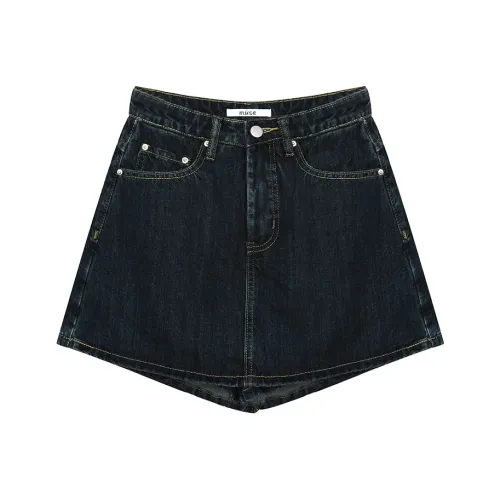 KAISER Denim Short Skirts Women's Dark Blue