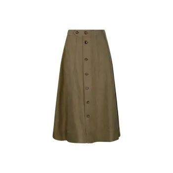 Ralph Lauren A Line Midi Skirt