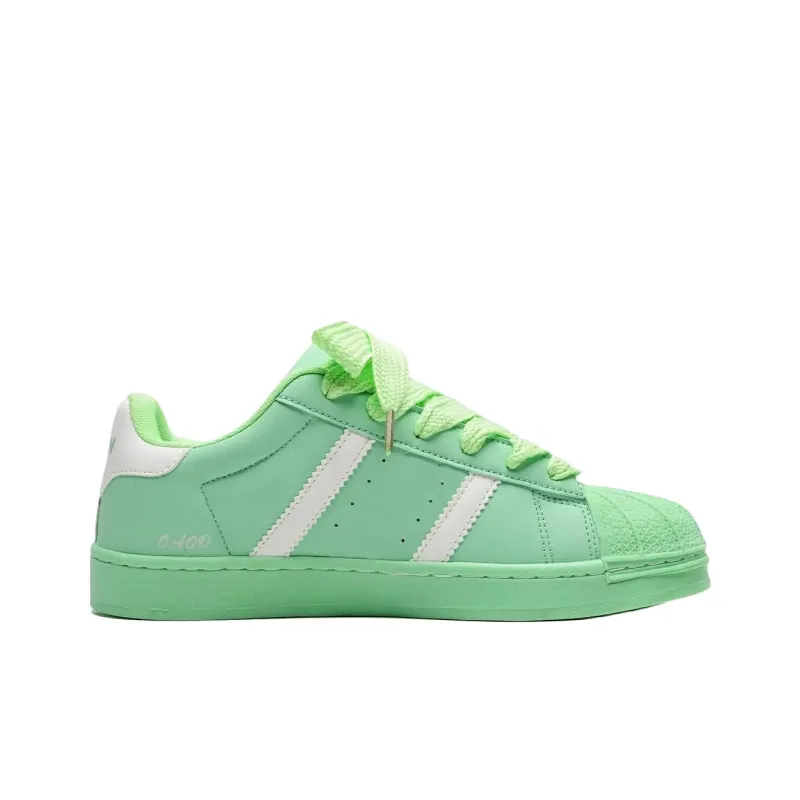 OAOQ Cushioning, Abrasion Resistant, Lightweight, And Breathable Low Top Skateboard Shoes Unisex-41