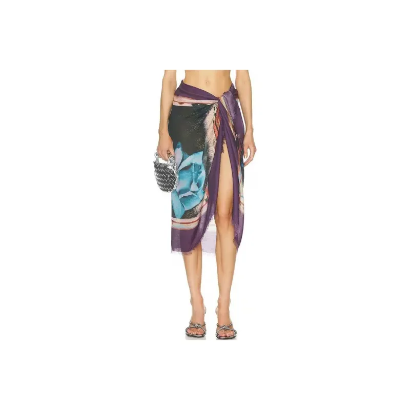 Jean Paul Gaultier Casual Long Skirts Women's Purple-0