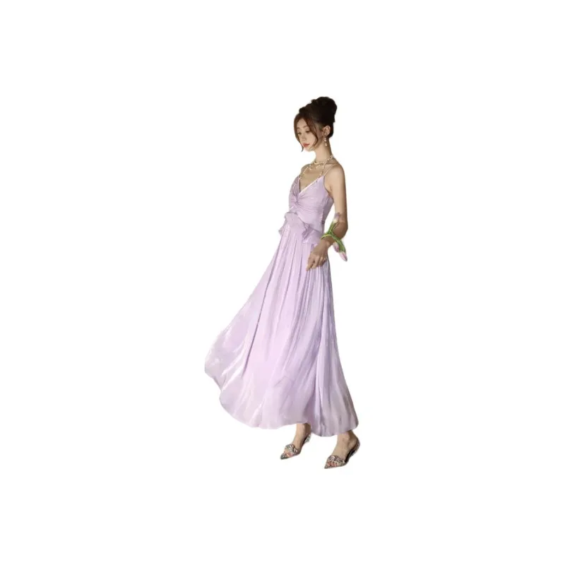 MORii Slip Dresses Women's Lavender-0
