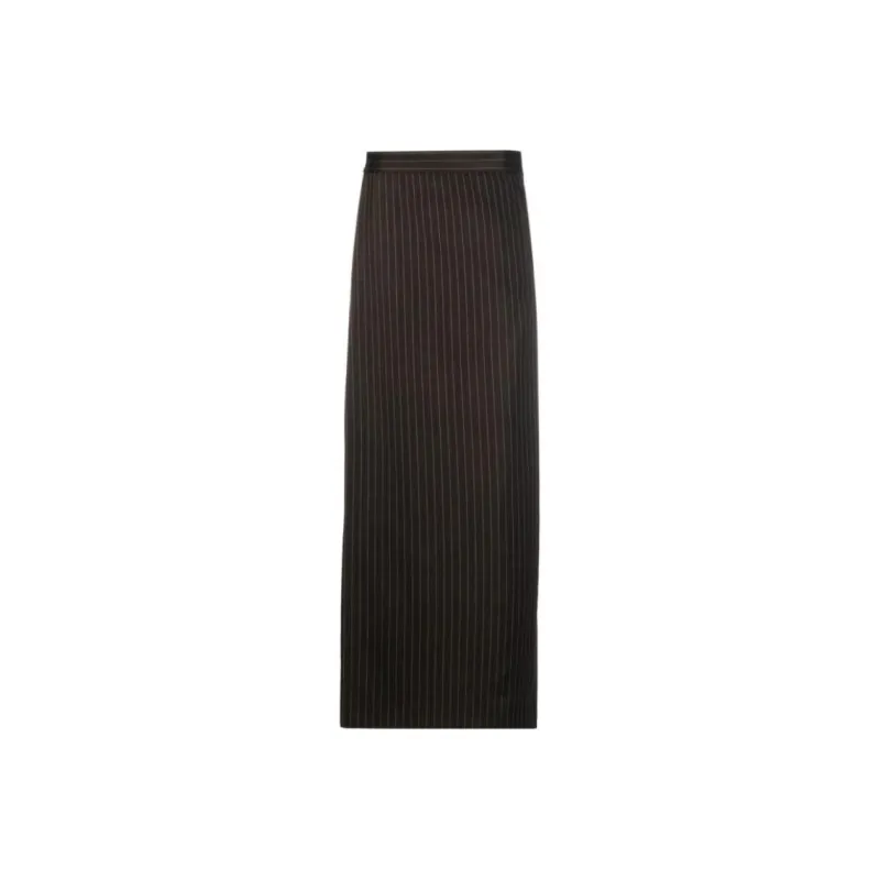 Jean Paul Gaultier Casual Long Skirt Women's Brown-0