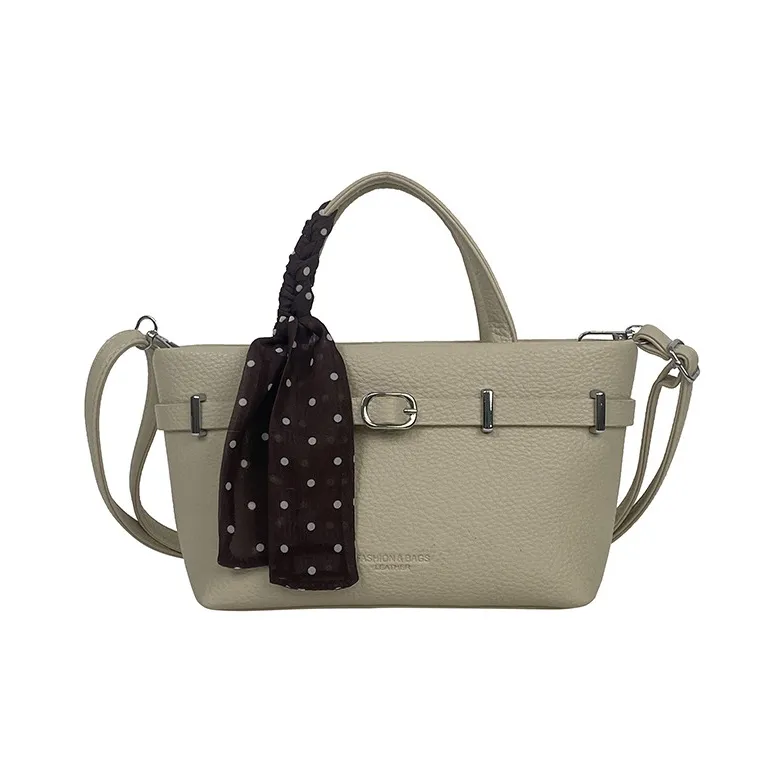 RIVMIND PU Handbag Women's White/Gray/Black/Apricot/Khaki/Coffee-0