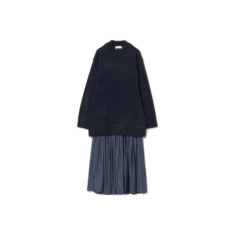 Beams Skirt Set Women's Marine Blue-0