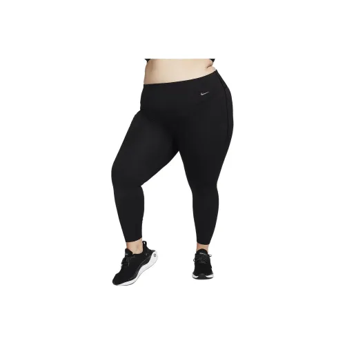 Nike Universa Women's Medium-Support High-Waisted 7/8 Leggings With Pockets Plus Size