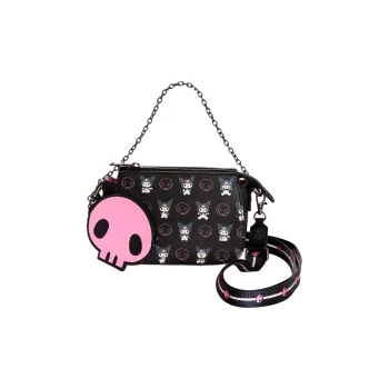Sanrio Loungefly Collaboration Polyurethane One Shoulder Handbag Women's Black