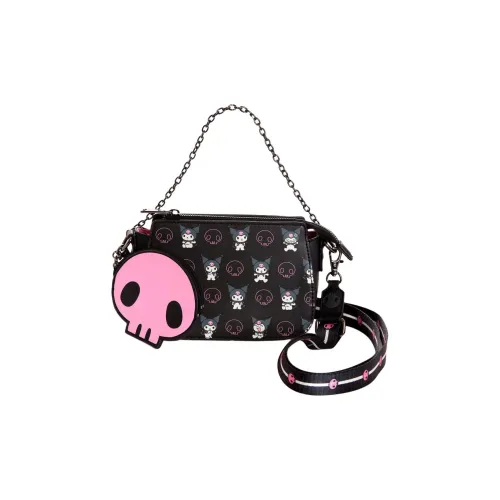 Sanrio Loungefly Collaboration Polyurethane One Shoulder Handbag Women's Black