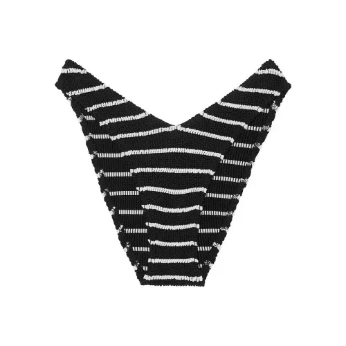 Victoria's Secret Swimming Shorts Women's Black White Stripes