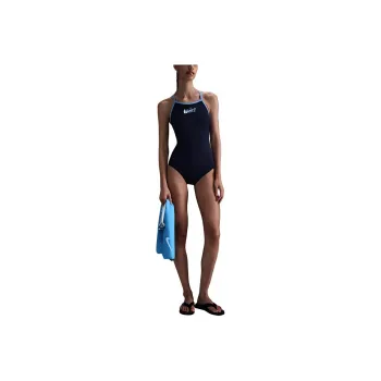 Nike Swim HydraStrong One piece Swimsuit Women's Deep Navy Blue/University Blue/White