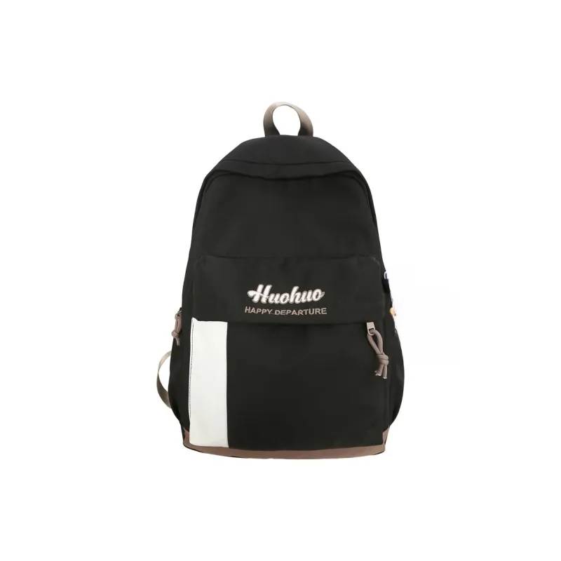 AIBAG Nylon Backpack Unisex White/Black/Purple/Khaki/Blue-6