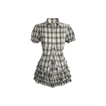Manekniv Skirt Set Women's Light Coffee