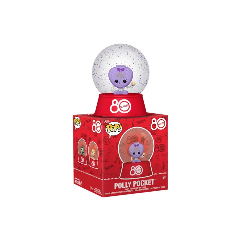 Funko Bolly Pocket Mini Glitter Crystal Ball, Classic Reissue Edition Chibi Figures-1