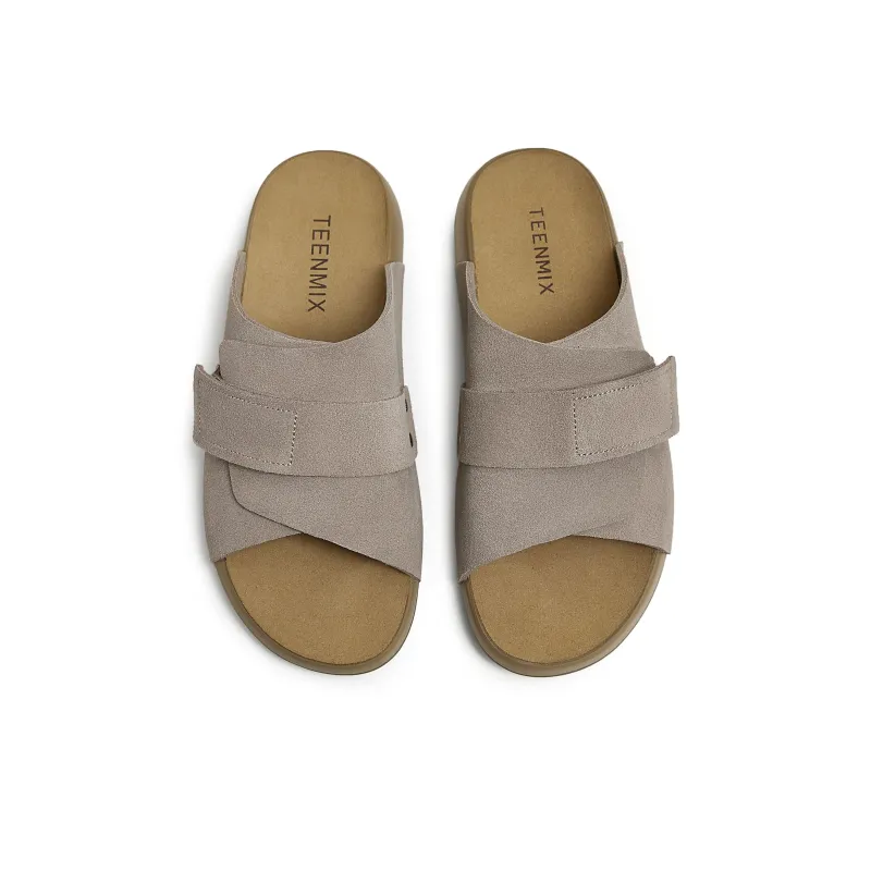 Teenmix Rubber Sole Quiet Slip Resistant Abrasion Resistant Cushioning Slide Slippers Women's-7