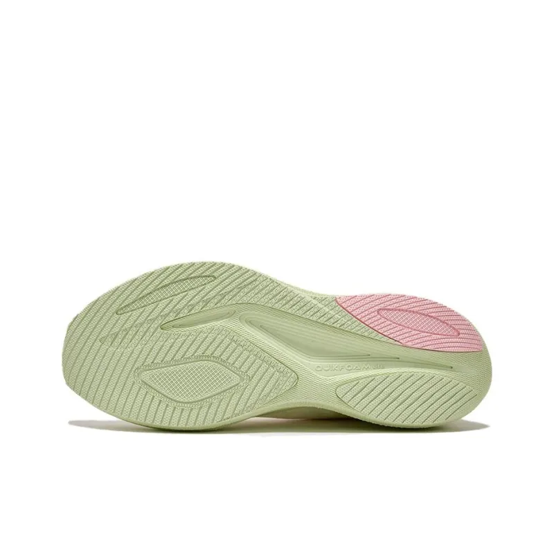 361° Speed Surge Lite SE Abrasion Resistant Breathable Cushioning Low Top Casual Running Shoes Women's White Green-4