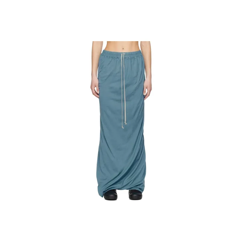 Rick Owens DRKSHDW Casual Long Skirt Women's Blue-0