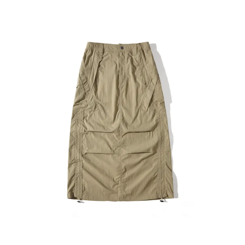 LANQI Casual Long Skirt Women's-8