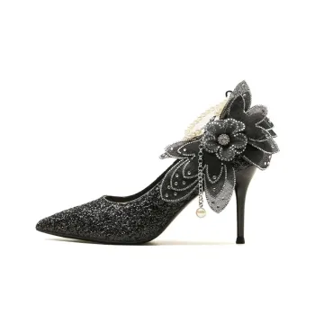 City camel High Heels Women's Champagne, Silver, Black