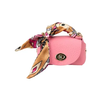 THCN PU One Shoulder Handbag Mini Women's Pink