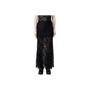 Paco Rabanne Lace Detailed Maxi Skirt