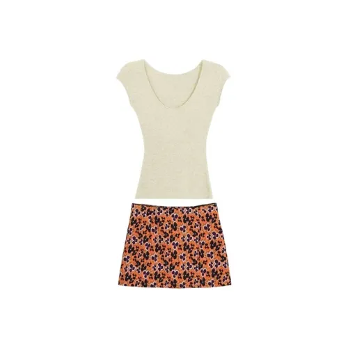 Incolore Two Piece Skirt Sets Women's