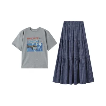 AFGGD Two Piece Skirt Sets Women's