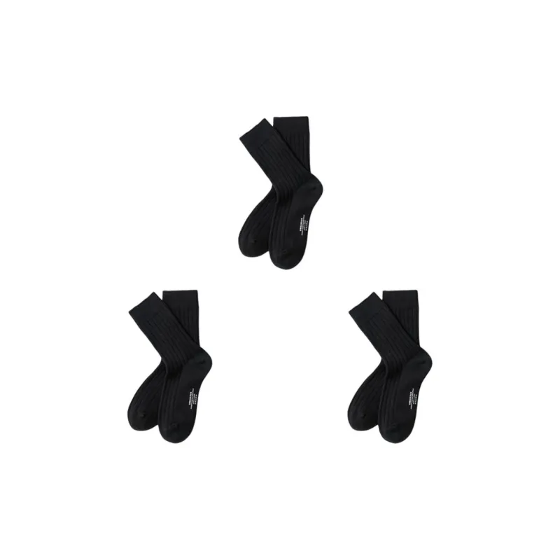 Under The Boots Mid Calf Socks Unisex 3 Pack-4