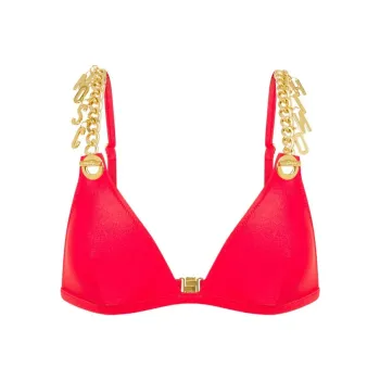 MOSCHINO Chain link Bikini Top