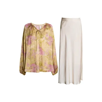 ROEYSHOUSE Two Piece Skirt Sets Women's