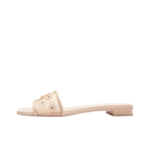 COACH Slide Slippers 3cm Women's Light Pink