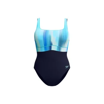 Speedo One piece Swimsuit Women's Marine Blue/Green