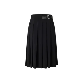 KARL LAGERFELD SS25 Casual Long Skirt Women's Black