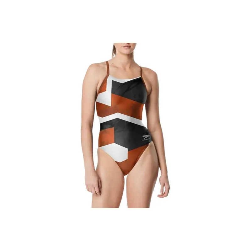 Speedo Glimmer Flyback One piece Swimsuit Women's-10