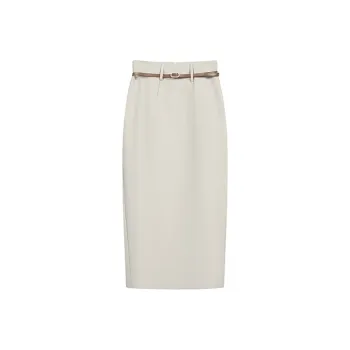 BDGU Casual Long Skirt Women's White