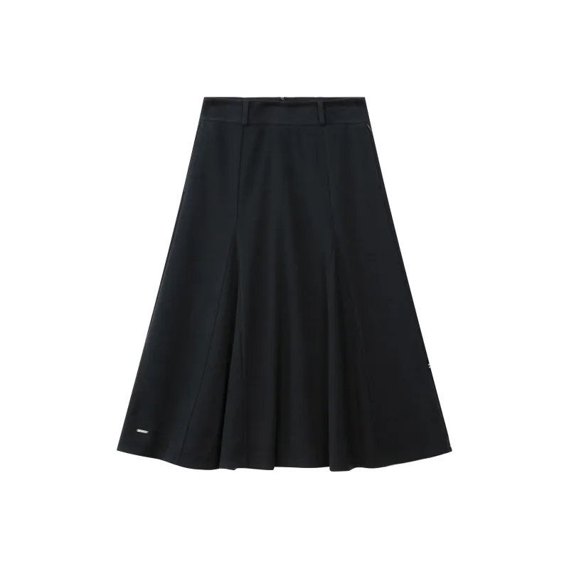 NAUTICA Casual Long Skirts Women's Navy Blue-0