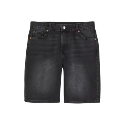 H&M Denim Shorts Women's Black