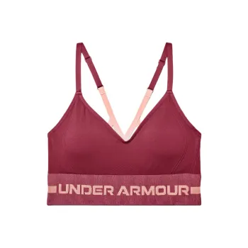 Under Armour Seamless Low Long Sports Bra Sports Underwear Women's Pink Beach