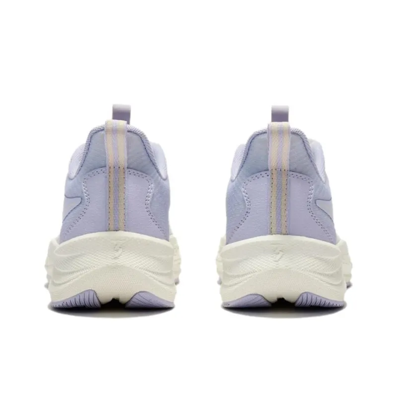 361° Speed Surge Lite SE Abrasion Resistant Breathable Low Top Casual Running Shoes Women's White Purple-3